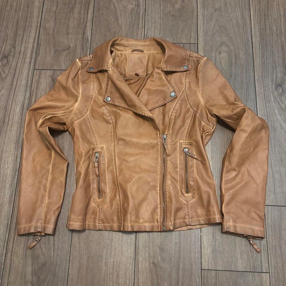 Max-studio Women's Brown and Tan Jacket